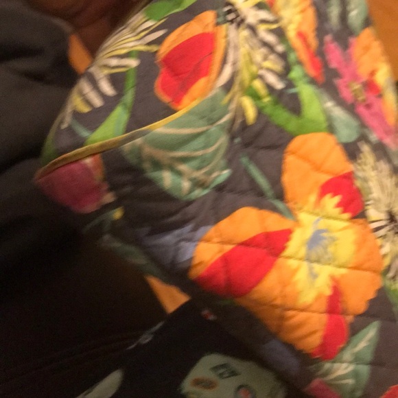 Vera Bradley Jazzy Blooms Convertible Crossbody Bag - Picture 7 of 12